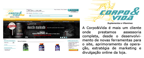 Corpo&Vida - E-commerce